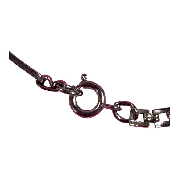 Vt JB Sterling Silver Engravable Engrave Blank Bangle Bracelet Safety Chain Oval - Picture 9 of 10